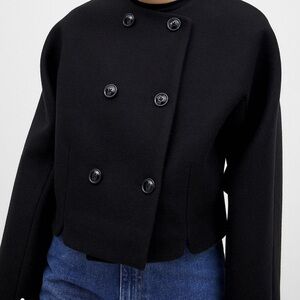 NA-KD x Claire Rose Double Breasted Jacket